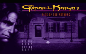 Gabriel Knight: Sins of the Fathers title screen
