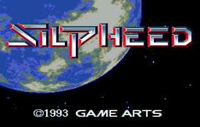 Silpheed. The title screen.
