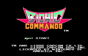 Bionic Commando - Title Screen