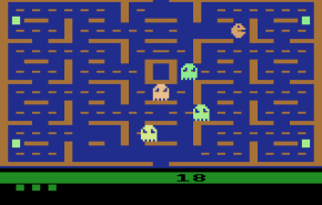 Pac-Man. The Atari 2600 version.