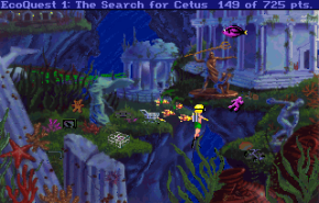 Eluria, the underwater city you help save from our polution.